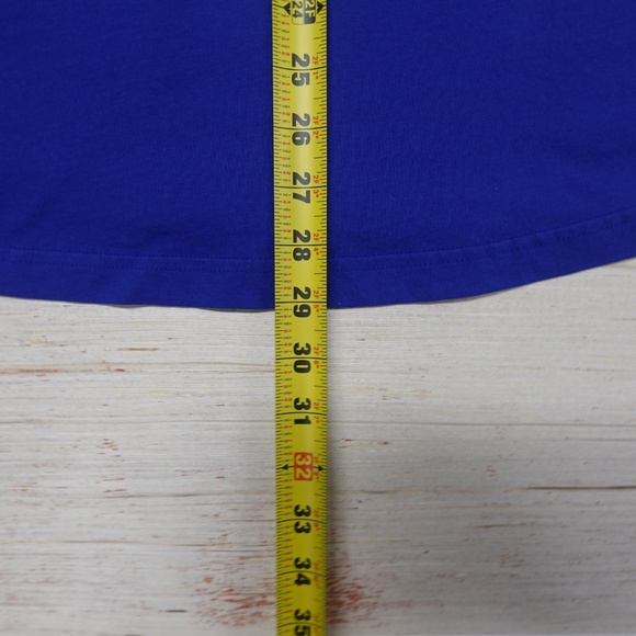 Nike Chicago Cubs Dri-Fit Henley 3/4 Sleeve Shirt XXL Blue/Gray - Picture 4 of 5